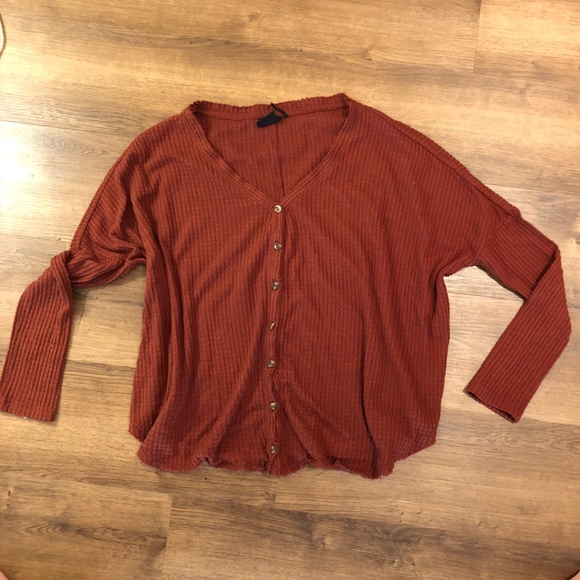 Urban Outfitters Tops - Urban Outfitters Thermal Button Up Top